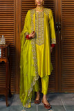 Payal Singhal Olive green embroidered mukaish kurta set Online Shopping