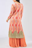 Rabani and Rakha Orange bandhani kurta set Online Shopping