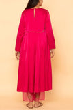 Taar Pink cotton silk kurta set Online Shopping