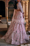 The Royaleum Atelier Pink embellished lehenga set Online Shopping