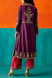 Aman Takyar Purple embroidered kurta set Online Shopping