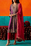 Aman Takyar Purple embroidered kurta set Online Shopping