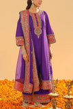 Sheetal Batra Purple kiran dori embroidered kurta set Online Shopping