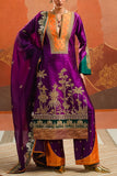 Masaba Purple palm tree embroidered kurta set Online Shopping