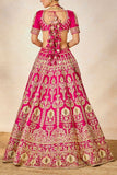 Masaba Rani pink zardozi embroidered lehenga set Online Shopping