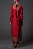 Rohit Bal Red floral embroidery kurta set Online Shopping