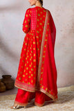 Masaba Red trinket printed gathered kurta set Online Shopping