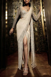 Rohit Gandhi + Rahul Khanna Regal tonal embroidery draped sari set Online Shopping