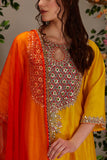 Preeti S Kapoor Yellow gota work kalidar kurta set Online Shopping