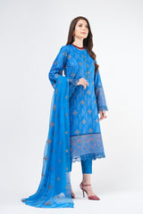 Bareeze Ethnic Gala CH4456 Blue  Online Shopping