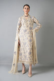 Bareeze Petal Carft-Beige Online Shopping