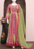 Festive Multicolor Embroidered Muslin Anarkali Set Online Shopping