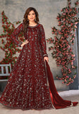 Festive Maroon Sequin Embroidered Butterfly Net Anarkali Set Online Shopping