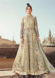 Festive Beige Embroidered Net Anarkali Set Online Shopping