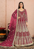 Festive Pink Embroidered Net Anarkali Kurta Set Online Shopping