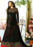 Festive Black Zari Embroidered Georgette Kurta Set Online Shopping