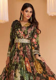 Festive Black Printed Georgette Anarkali Set Online Shopping