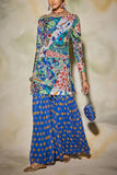 DiyaRajvvir Printed kurta and gharara set Online Shopping