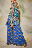 DiyaRajvvir Printed kurta and gharara set Online Shopping