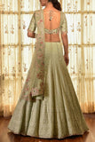 Dolly J Pastel green lehenga set Online Shopping