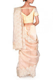 Dev R Nil Golden tissue sari set Online Shopping