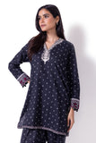 Khaadi Kurta | Embroidered EET245191A Black Online Shopping