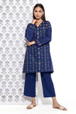 Khaadi EET24529B Navy Kurta Online Shopping