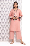 Khaadi EET24534A L Pink Kurta Embroidered Online Shopping