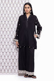 Khaadi EET24535A Black Kurta Embroidered Online Shopping