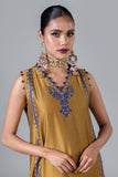 Khaadi EST24231 Mustard Online Shopping
