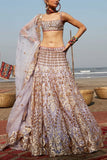 Gopi Vaid Lilac embellished lehenga set Online Shopping