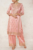 Gopi Vaid Pink embroidered kurta set Online Shopping