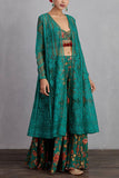 Torani Printed sharara and jacket set Online Shopping