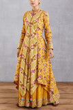 Torani Yellow printed sharara set Online Shopping