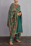 Torani Green embroidered kurta set Online Shopping