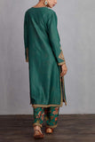 Torani Green embroidered kurta set Online Shopping