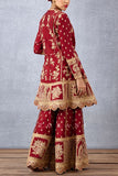 Torani Red embroidered kurta set Online Shopping