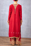 Torani Red gota embroidered kurta set Online Shopping