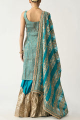 Itrh Turquoise sharara set Online Shopping