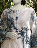 2PC-JLAWN-S-JDS-25-1058 Off White Lawn Embroidered Junaid Jamshaid Brand Original Fabrics