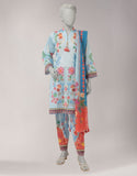 JLAWN-S-26-3898 BOLD FLORA-4 Junaid Jamshaid Brand Original Fabrics