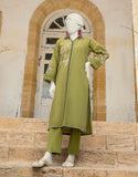 Junaid Jamshaid Olive Green 2 PC | JLAWN-S-JST-24-1663 Online Shopping