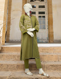 Junaid Jamshaid Olive Green 2 PC | JLAWN-S-JST-24-1663 Online Shopping