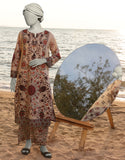 Beige Lawn Printed 2PC-JLAWN-S-JST-25-2005-S Juniad Jamshaid Brand Original Fabrics