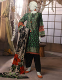 3PC-JJLS-W-JW-24-1717 Green Jacquard Embroidered Junaid Jamshaid Brand Original Fabrics