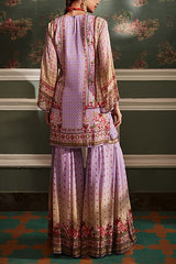 Kalista Lilac kurta gharara set Online Shopping