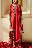 Matsya Red embroidered sharara set Online Shopping