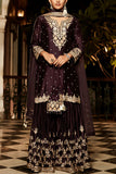 Matsya Aztec zardozi embroidery sharara set Online Shopping