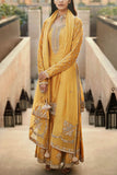 Matsya Yellow embroidered sharara set Online Shopping