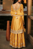 Matsya Yellow embroidered sharara set Online Shopping